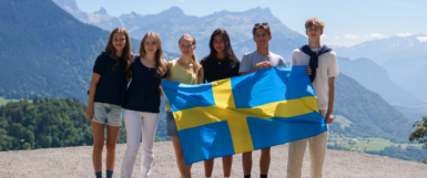 international high school students from Sweden in the usa