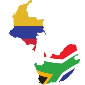 Colombia South Africa flag colors