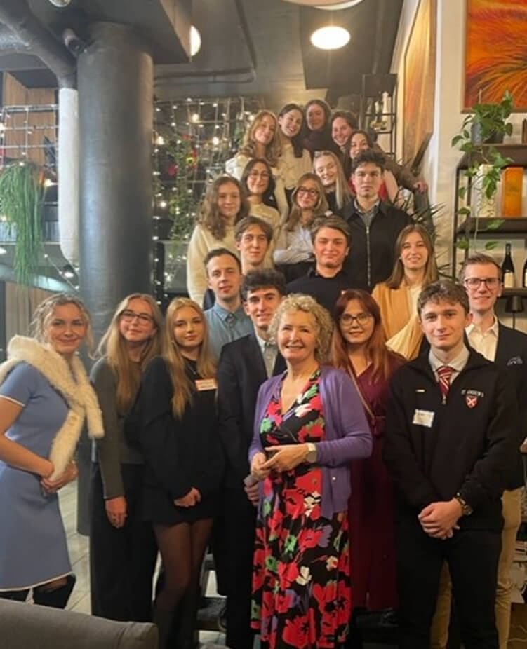 group of people at a reunion